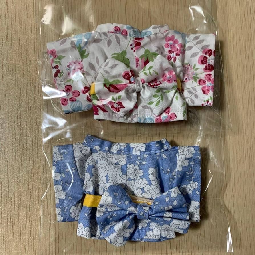 Amazon.co.jp: ぬい服 15cm 20cm 温泉 浴衣 2着セット ぬいぐるみ ぬい